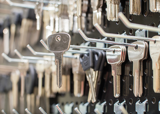 壁にかけられた鍵