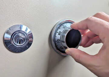 金庫のダイヤル